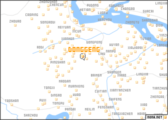 map of Donggeng