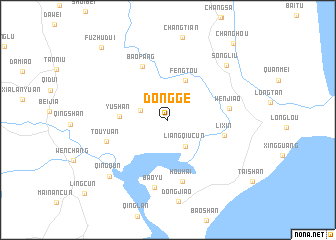 map of Dongge