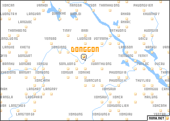 map of Ðong Gon