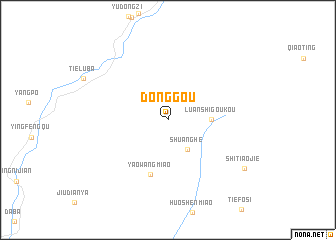 map of Donggou