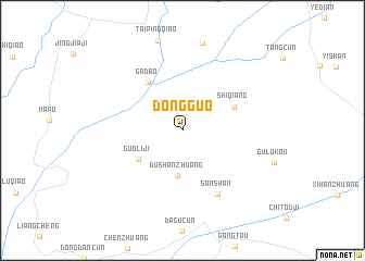 map of Dongguo
