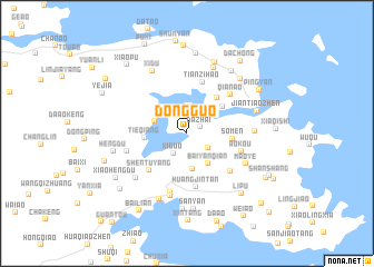 map of Dongguo