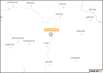 map of Donggu