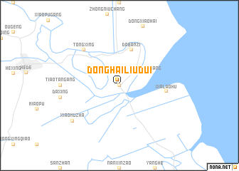map of Donghailiudui