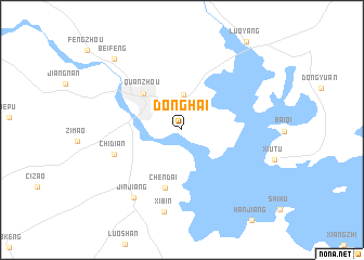 map of Donghai