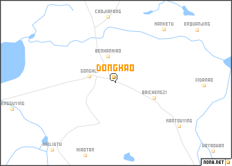 map of Donghao