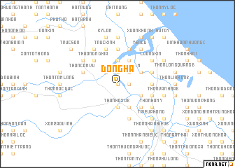 map of Ðông Hà