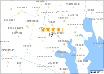 map of Donghekou