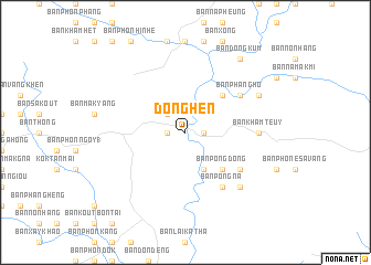 map of Dônghén