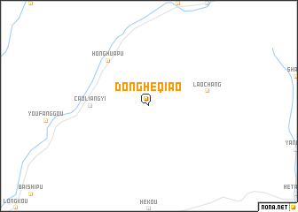 map of Dongheqiao