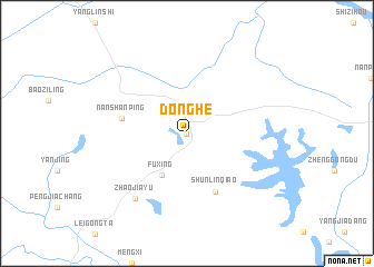 map of Donghe