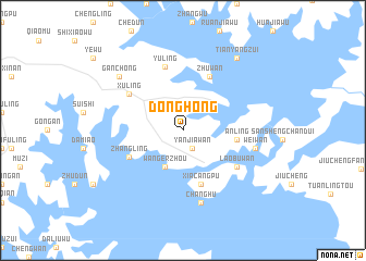 map of Donghong