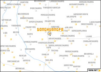 map of Donghuangfa