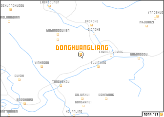 map of Donghuangliang