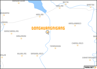 map of Donghuangnigang