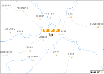 map of Donghua