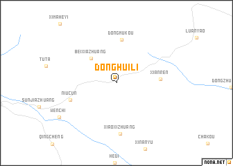 map of Donghuili