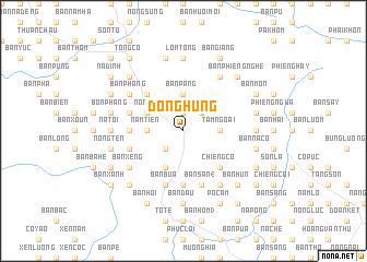 map of Ðông Hưng