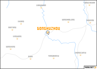 map of Donghuzhou
