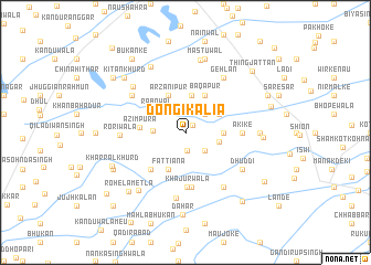 map of Dongi Kālia