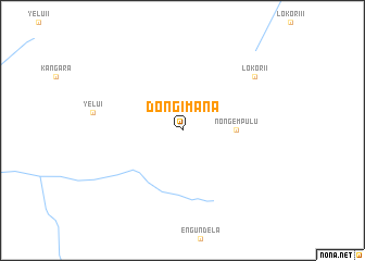 map of Dongimana