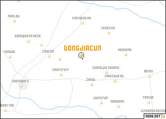 map of Dongjiacun