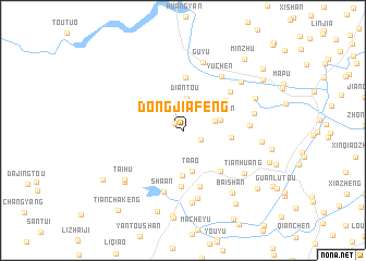 map of Dongjiafeng