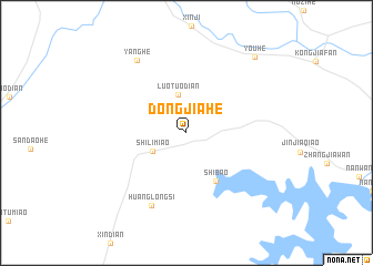 map of Dongjiahe