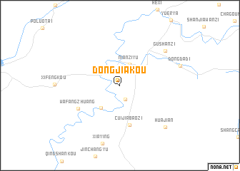 map of Dongjiakou