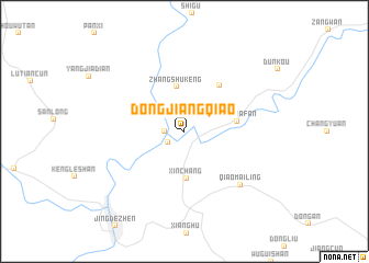 map of Dongjiangqiao