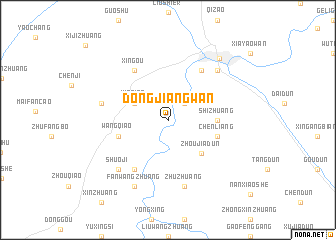 map of Dongjiangwan