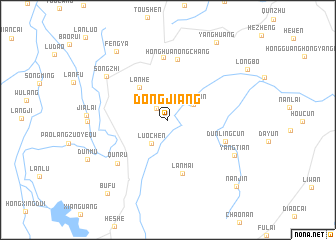 map of Dongjiang