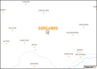 map of Dongjiang