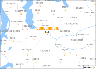 map of Dongjianjie