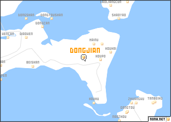 map of Dongjian