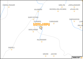 map of Dongjiapu