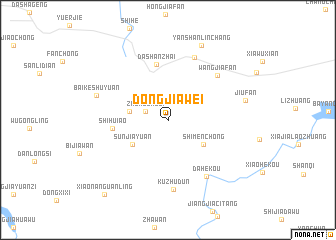 map of Dongjiawei