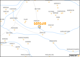 map of Dongjia