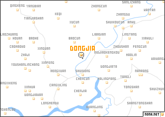 map of Dongjia