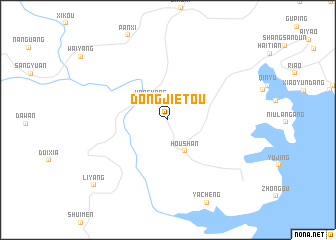 map of Dongjietou