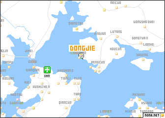 map of Dongjie