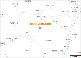 map of Dongjingkou