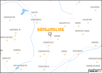 map of Dongjingling