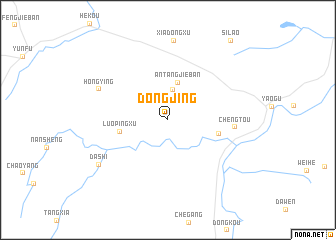 map of Dongjing