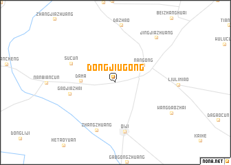 map of Dongjiugong