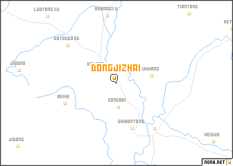 map of Dongjizhai