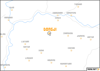 map of Dongji