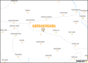 map of Dongkengkou