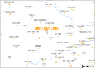 map of Dongkengkou