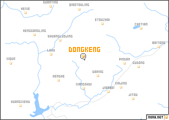 map of Dongkeng